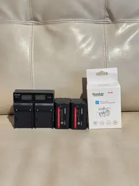 Ba-1b-bpu66 Kastar 3 Set Bp-u66 Li-ion Battery For Sony Bp-u Series Wt Charger Excellent
