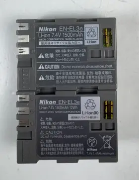 Ba-1b-enel3e Kastar Lot Of 2x Nikon Battery Replacement En-el3e-jwp