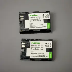 Ba-2b-lpe6 Kastar 2x Battery For Canon Lp-e6 Eos 6d Mark Ii 7dsv Xc15 On-camera Monitor #2