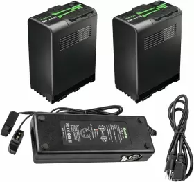 Ba-bpa100-1 Kastar Bp-a100 Battery Replacement With Duel Charger For Canon C70 C200 C500
