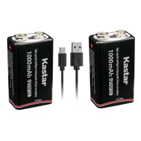 Ba-li9v-3 Kastar Usb-c 9v Battery For Clocks And Flashlights Professional Audio Devices