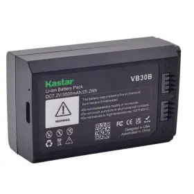 Ba-vb30b-2 Kastar Type-c Battery For Flashpoint Zoom Li-on X R2 Ttl Speedlight Flash