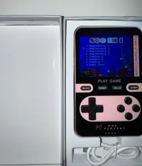 Ba-xh001-1 Kastar 2 In 1 Handheld Game Console Built-in Classic Mini Magnetic Power Bank