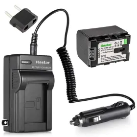 Ch-1b-vg121-j Kastar Fully Decoded Bn-vg121 Battery 1-pack And Charger Kit For Jvc Everio Gz-e