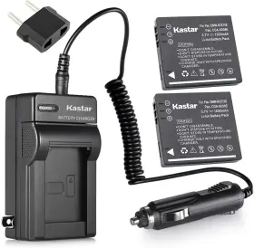 Ch-2b-bce10 Kastar 2x Battery Charger For Panasonic Lumix Cga-s008 Dmw-bce10 Vw-vbj10e Bp