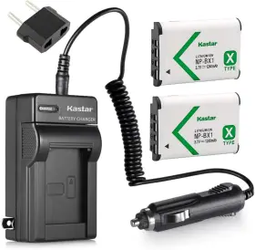 Ch-2b-bx1-2 Kastar Battery 2 Pack And Charger For Sony Hdr-cx240 Hdr-cx405 Hdr-cx440 Hdr-pj240