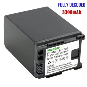 Kastar Ch-ba-bp828 Bp-828 Battery And Regular Charger For Canon Fs200 Fs300 Fs400 Xa10 Xa20 Xa25 Xa30
