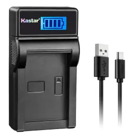 Kastar Ch-lcd3-bpdc8 Slim Lcd Charger For Leica Bp-dc8 Ea-dc-8 Bpdc8 18706 1