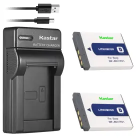 Ch-slim-2b-bd1 Kastar Battery X2 And Slim Usb Charger 1 2 Batteries Black