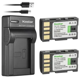 Ch-slim-2b-vf808 Kastar Battery X2 And Slim Usb Charger 1 2 Batteries Green