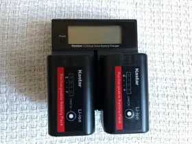Ch03-bpu30-2 Kastar Lcd Charger 2 Batteries For Sony Bp-u30 Bp-u60. Pmw Ex1/ex3/pmw 200 #3
