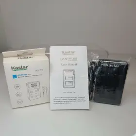 Led2-fw50 Kastar High Stability Lcd Dual Usb Charger Camera And Camcorder