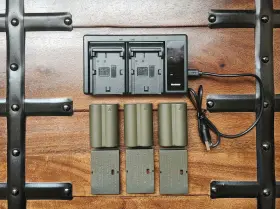 Ltd2-bp511-3 Kastar Battery Ltd2 Charger For Canon Bp-511 With 3 Batteries - Usb C And Micro