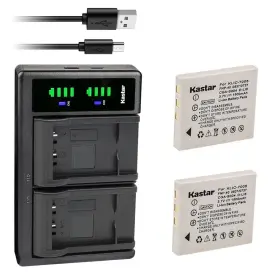Ltd2-lb070-2 Kastar Battery Ltd2 Usb Charger For Lb-070 Lb070 Minolta Mn67z 20mp Fhd Mn67z-bk