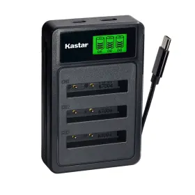 Kastar Lzd3-fnp50n-3 Battery Triple Charger For Ricoh Wg-m2 Sionyx Aurora Camera