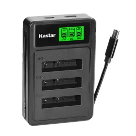 Kastar Lzd3-k7003-3 Battery Triple Charger For Ge Gb-40 E1240 E1250tw E850 E850sl H855 Camera