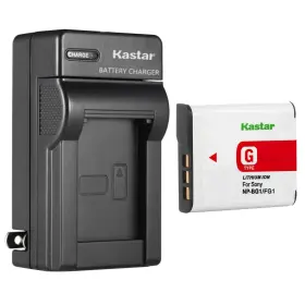 Nocar-1b-bg1-q Kastar 1-pack Np-bg1 Battery And Ac Wall Charger 1 Black