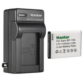 Nocar-1b-bp70a-j Kastar 1-pack Bp-70a Battery And Ac Wall Charger 1 Green