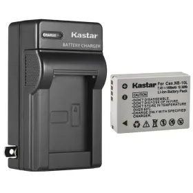 Nocar-1b-nb10l-b Kastar 1-pack Battery And Ac Wall Charger Replacement 1