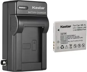 Nocar-1b-nb4l-c Kastar 1-pack Battery And Ac Wall Charger Replacement 1