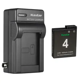 Nocar-act4-1 Kastar Battery Wall Charger Replacement For Dji Osmo Action 5 Pro Sport Camera