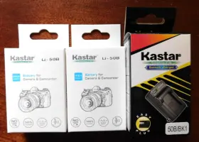 Nocar-li50b-2 Kastar 2 Batteries Ac Wall Charger For Kodak Lb-052 Lb050 Pixpro Cameras