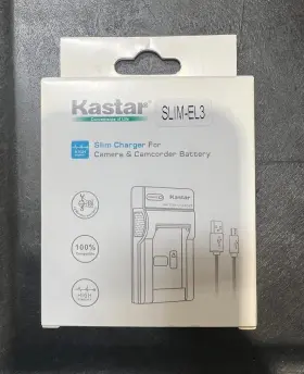 Slim-el3 Kastar Slim Charger For Camera And Camcorder Battery