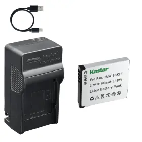 Tcn-bck7e-1 Kastar Battery Ac And Usb-c Charger For Panasonic Lumix Dmc-fx77 Fx78 Fx80 Fx90
