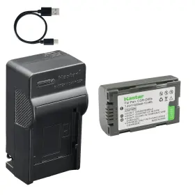 Tcn-d08s-1 Kastar Battery Ac And Usb-c Charger For Panasonic Ag-dvc63 Dvc80p Ag-hvx202 Hvx203