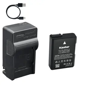 Tcn-enel14-1 Kastar Battery Ac And Usb-c Charger For Nikon D5300 D5500 D5600 P7000 P7100 P7700