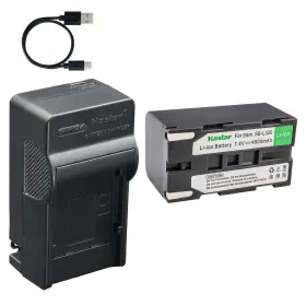 Kastar Tcn-l320-1 Battery Ac And Usb-c Charger For Samsung Vm-b110 B300 B350 B5700 Camcorder