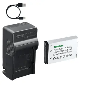 Tcn-nb5l-2 Kastar Nb-5l Nb-5lh Battery And Ac Usbc Charger For Canon S100 S110 Sd950 Sd970 Is