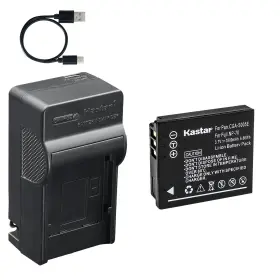 Tcn-s005-2 Kastar Multi-battery Ac And Usb-c Charger For Panasonic Kodak Ricoh Fuji Leica