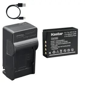 Tcn-w126-1 Kastar Battery Ac And Usb-c Charger For Fujifilm X-t1 X-t2 X-t3 X-t20 X-t30