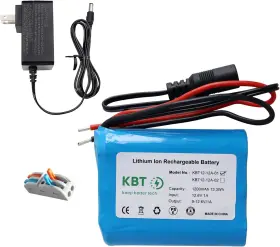 Kbt-12-52a02 Kbt Keep Better Tech 12v 5200mah Rechargeable Li-ion Battery Bare Leads Wire Replacement