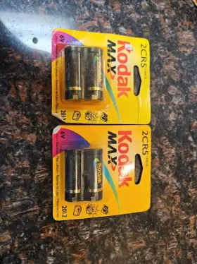2cr5 Kodak 041778039397 Max 6v Lithium Photo Battery Exp 2016 2 Pack