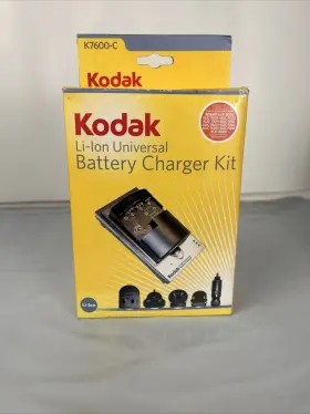 K7600-c Kodak 1615350 Li-ion Universal Camera Battery Charger Kit - Complete