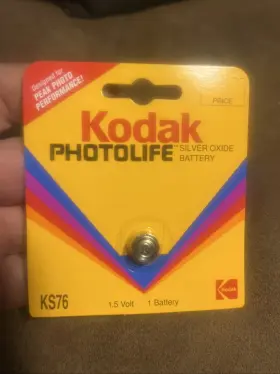 Ks76 Kodak Supralife Battery 1.5v Vintage Camera Electronics-new Sealed
