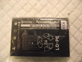Bp-1500s Kyocera Bp1500s Genuine Contax 1500 Mah Battery For Tvs Digital Camera New