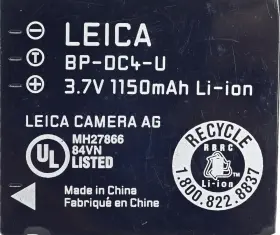 Ba-s005-2 Leica Oem Bp Dc 4/bp-dc4-u Battery For D-lux 2/3/4