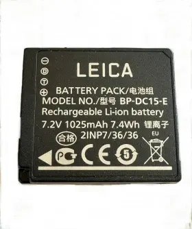 Bp-dc15-e Leica New Oem Genuine Battery For Type 109 C-lux D-lux 7 Camera