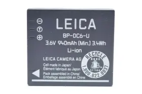 Ltd2-bce10-2 Leica 1 Pack Oem Bp-dc6u Battery For C-lux 2 3 Digital Camera