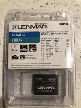 Ba-li50b Lenmar Dlo50b Lithium-ion Replacement Battery For Olympus And Pentax New