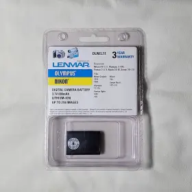 Dlnel11 Lenmar Olympus Nikon Digital Camera Battery Lithium-ion 3.7v 680mah - Dlnel1