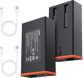 Mma-em8 Lesaps 2-pack 5000mah Moultrie Power Mag Replacement Battery - Compatible With