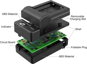 4331903135 Lp Np-fw50 Battery Charger Compatible With Sony Alpha A6000 A6400 A61 #2