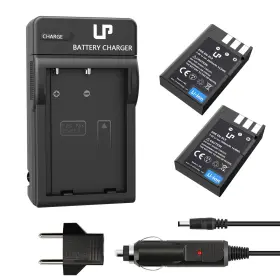 Lp-en-el9-2d1c Lp En-el9 En El9a Battery Charger Pack 2-pack And Compatible Wit