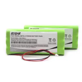 9047 Lunggwey 789844985055 2-pack 7.2v 2000mah Ni-mh Battery Replacement For Dsc Powerseries Scw