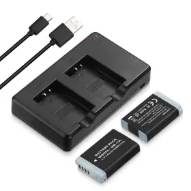 Nb13l Magolin 741802826954 Battery 2 Pack Replacement Liion Batteries And Usb Dual Charger Set Compat