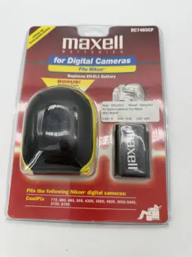 Maxell 025215889882 Dc7465cp Nikon En-el1 Battery Coolpix 775 880 885 995 4300 New